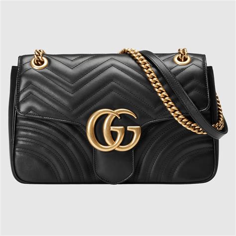 gucci gg marmont bag medium dimension|Gucci Marmont bag small size.